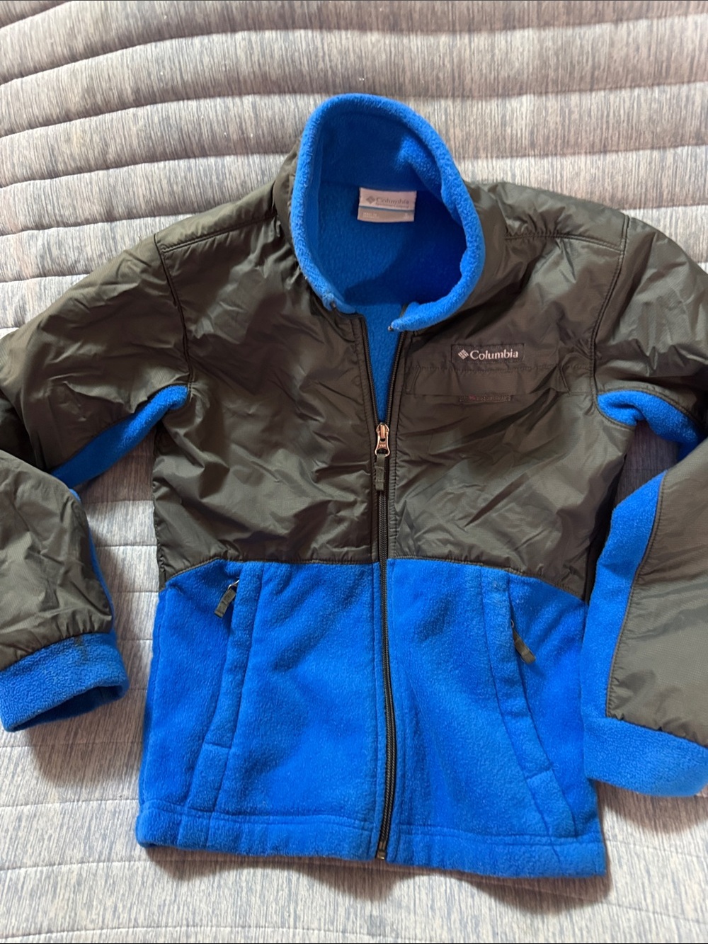 Columbia Blue & grey Fleece Jacket